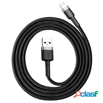 Baseus Cafule USB 2.0 / Lightning Cable - 1m - Black / Grey