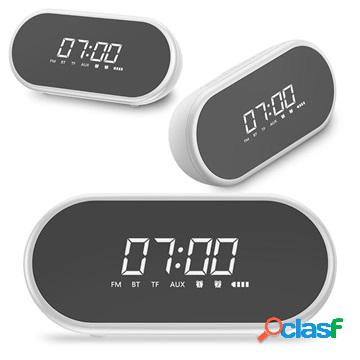 Baseus Encok Bluetooth Speaker and Alarm Clock - White