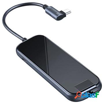 Baseus Mirror USB-C Hub CAHUB-DZ0G - USB 3.0, RJ45, HDMI, PD
