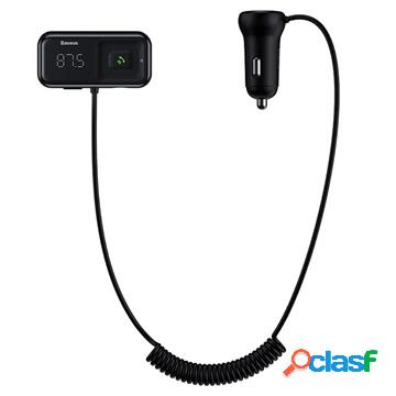 Baseus S-16 T-Type FM Transmitter / Car Charger CCTM-E01 -