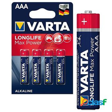 Batteria AAA Varta Longlife Max Power 4703110404 - 1.5V -