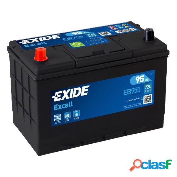 Batteria Auto Exide EB955 95Ah 720A 12V +SX