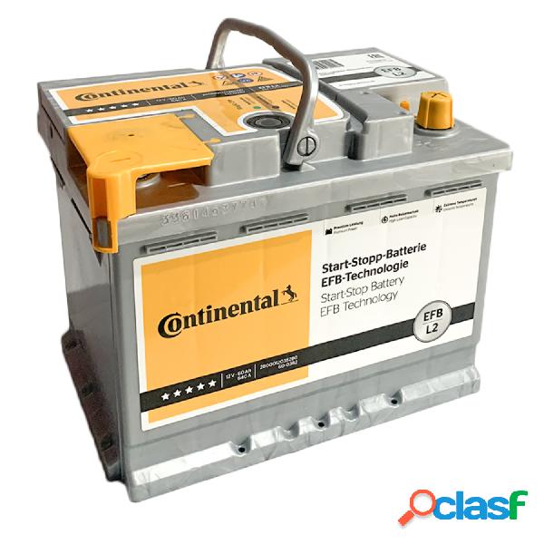 Batteria auto Continental EFB Start-Stop 60Ah 560A 12V