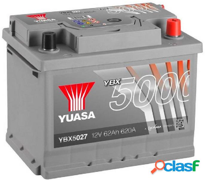 Batteria per auto Yuasa SMF YBX5027 12 V 62 Ah T1