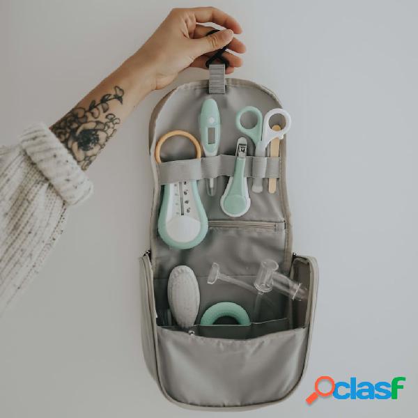 Beaba Borsa da Toilette da Appendere per Neonati 9 pz Grigia