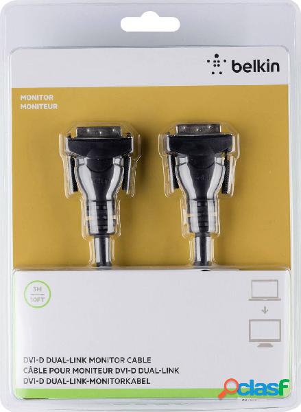 Belkin DVI Cavo Spina DVI-I 24+1pol., Spina DVI-I 24+1pol.