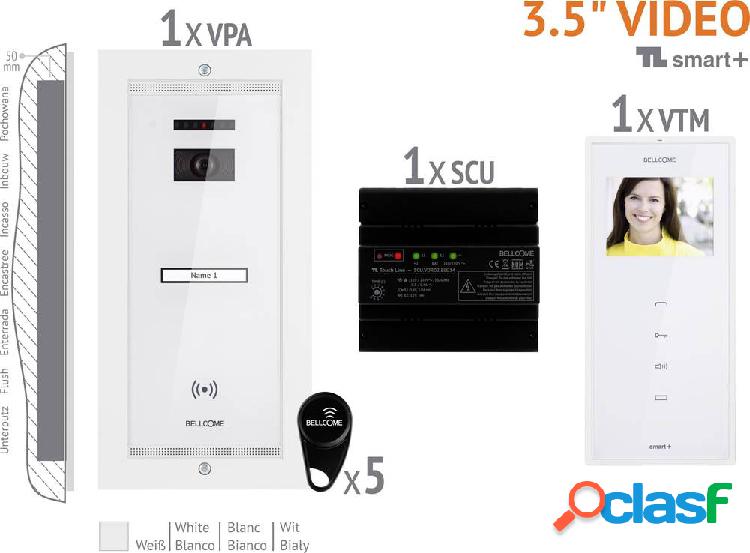 Bellcome Video citofono Cablato Kit completo Casa