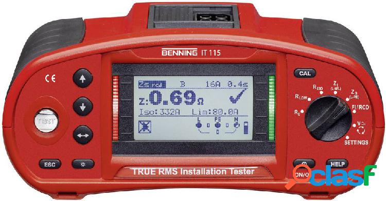 Benning IT 115 Tester per installazioni Calibrato (ISO)