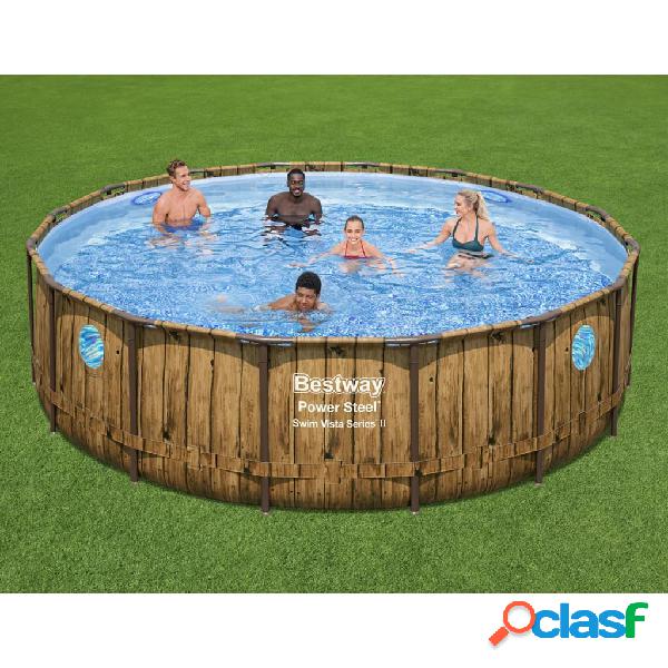 Bestway Set Piscina Power Steel 488x122 cm