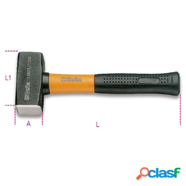 Beta Tools Martello da Muratore 1380T 1000 Albero in Fibra