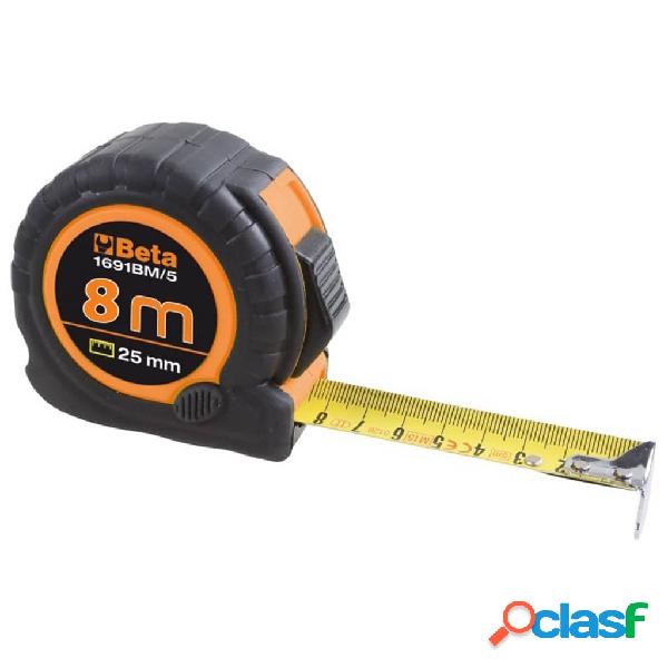 Beta Tools Nastro di Misurazione 1691BM/8 in Acciaio 8 m