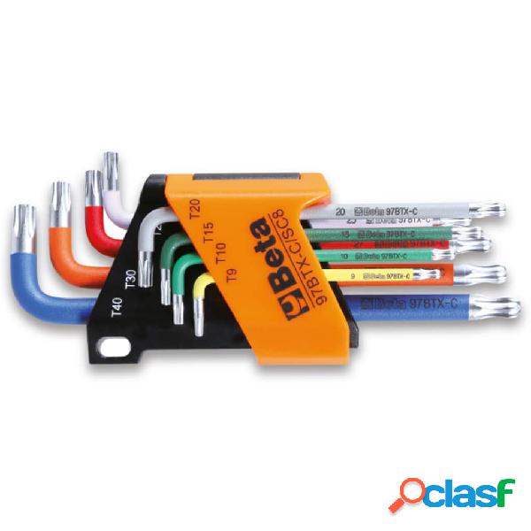 Beta Tools Set Chiavi a Testa Sferica Offset 8 pz