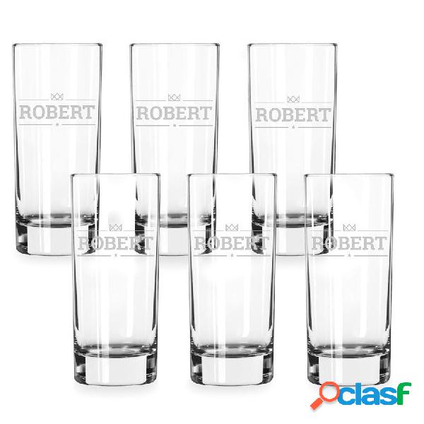 Bicchiere da cocktail personalizzato - Highball (6 pezzi)