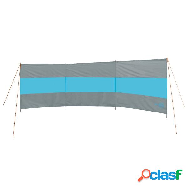 Bo-Camp Paravento Brendan 500x140 cm Grigio e Blu