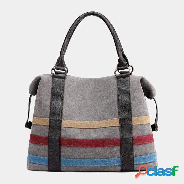 Borsa a tracolla donna in tela patchwork Borsa