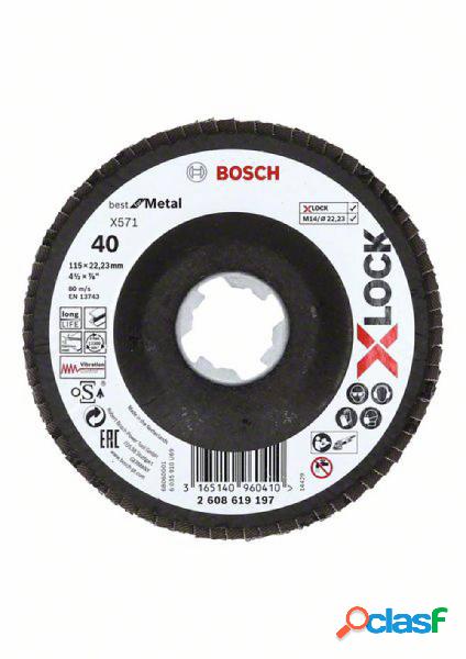 Bosch Accessories;2608619197;disco a lamelle Ø 115 mm;Grana