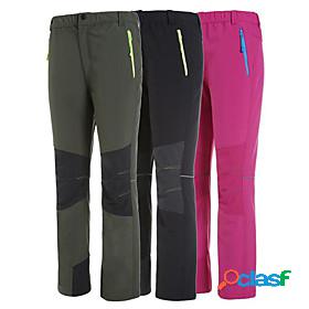Boys Girls Hiking Pants Trousers Softshell Pants Solid Color