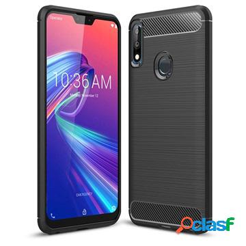 Brushed TPU Asus Zenfone Max Pro (M2) ZB631KL Cover - Carbon