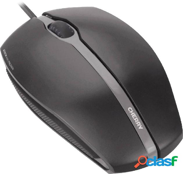 CHERRY Gentix Illuminated Mouse USB Ottico Nero 3 Tasti 1000