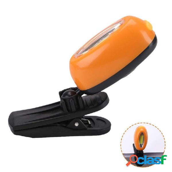 COB LED 3Modes Lampada a luce orientabile per berretto Mini