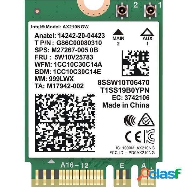 COMFAST WiFi6E M.2 PCIE Adattatore Wireless 5374Mbps Triple