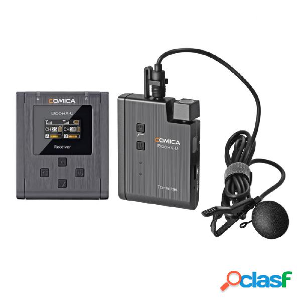 COMICA BoomX-U UHF Wireless 1 a 1 Microfono Sistema