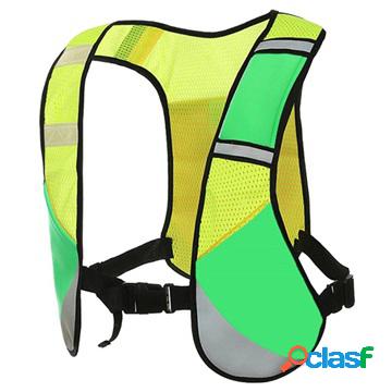 CTSmart Reflective Safety Vest with Buckle - Green