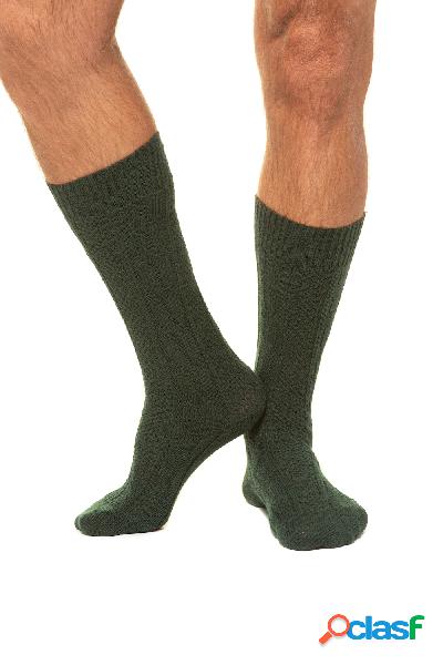 Calzini lunghi in stile Tracht, maglia intrecciata, maglia,