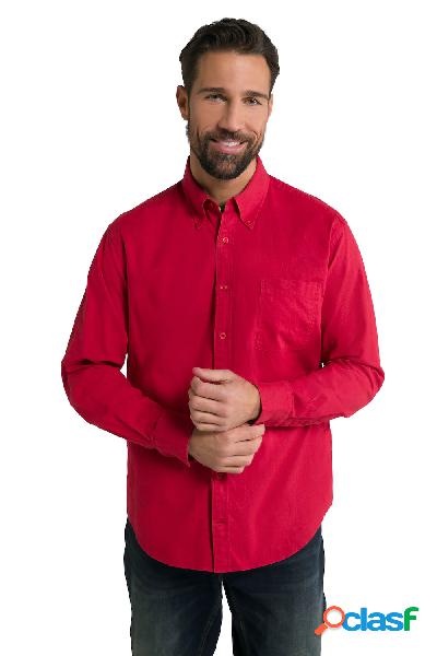 Camicia dalla vestibilità moderna in misto lino con maniche