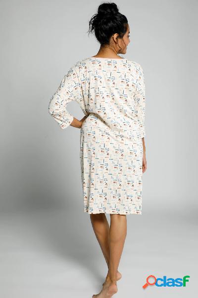 Camicie da notte in confezione doppia con fantasia/scritta,