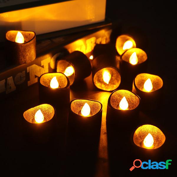 Candele senza fiamma di Natale di Halloween 12PCS LED Tè