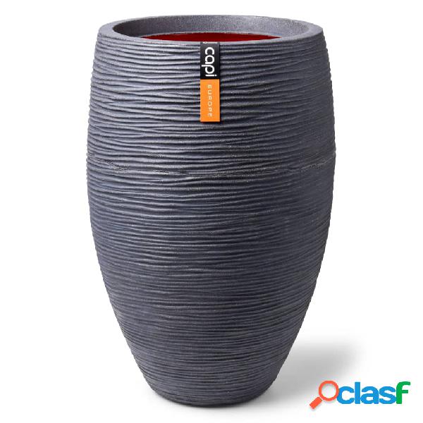 Capi Vaso Nature Rib Elegante Deluxe 45x72 cm Grigio Scuro