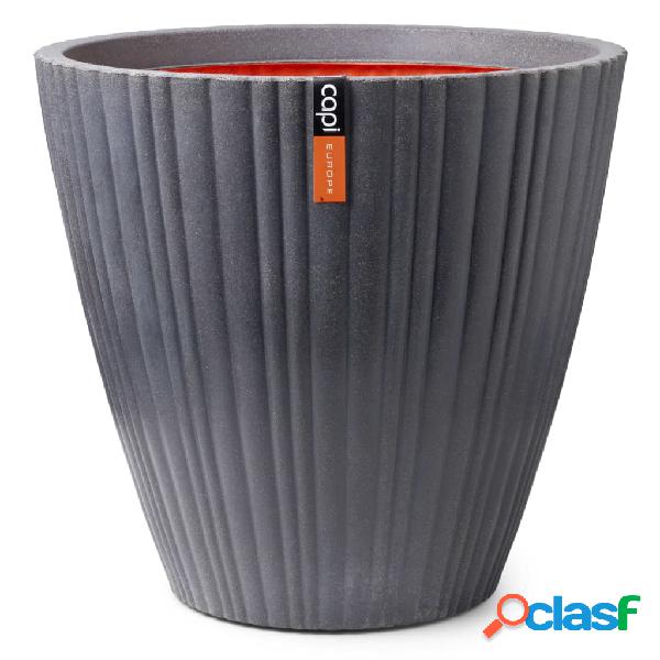 Capi Vaso Rotondo Urban Tube Affusolato 55x52 cm Grigio