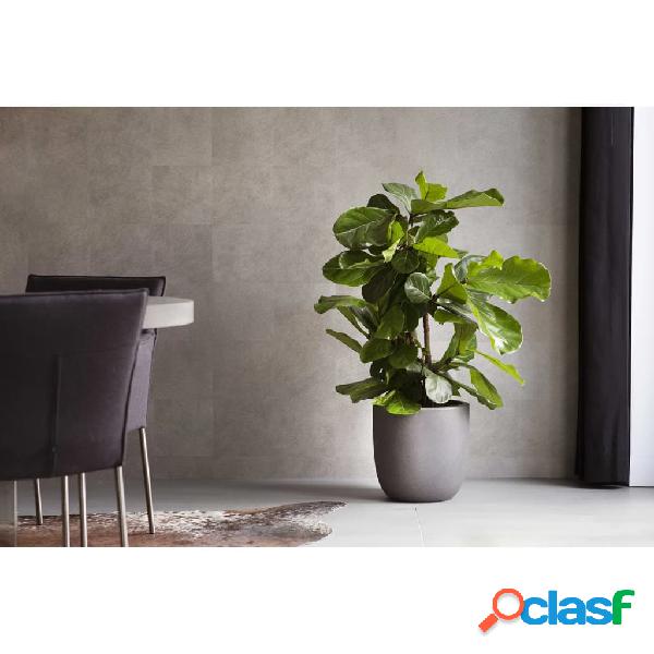 Capi Vaso Urban Smooth Rotondo 43x41 cm Grigio Scuro