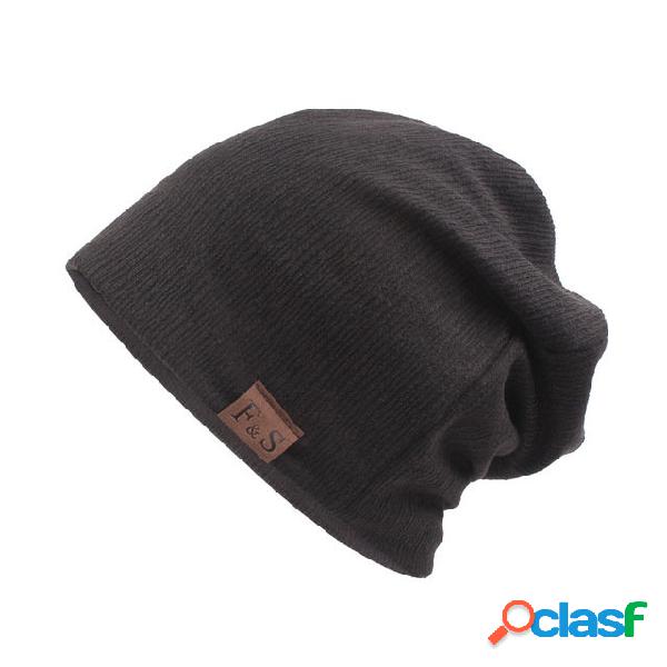 Cappelli da uomo con cappuccio in maglia Cappellino da uomo