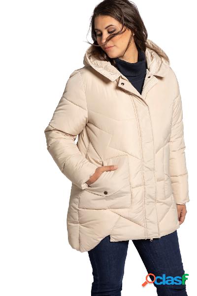 Cappotto trapuntato, cappuccio, completamente foderato,