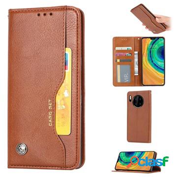 Card Set Series Huawei Mate 30 Pro Wallet Case - Brown