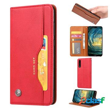 Card Set Series Huawei P30 Wallet Case - Red