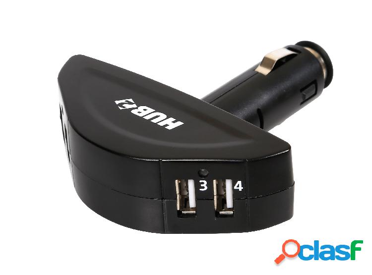 Caricabatteria 4 porte usb - 3100 ma - 12/24v