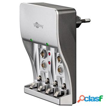 Caricabatterie Universale Goobay per 4x AA/AAA, 2x 9V