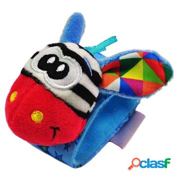 Cartoon Animal Plush Baby Wrist Rattle - Donkey