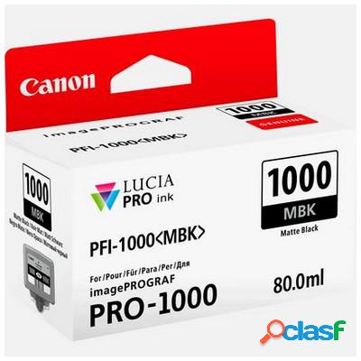 Cartuccia Canon 0545C001 PFI-1000MBK originale NERO OPACO