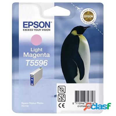 Cartuccia Epson C13T55964010 originale MAGENTA CHIARO