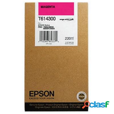 Cartuccia Epson C13T614300 originale MAGENTA