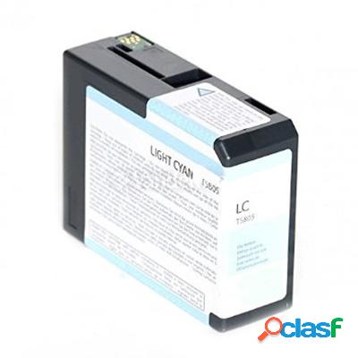 Cartuccia Epson T5805 C13T580500 compatibile CIANO CHIARO