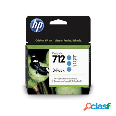 Cartuccia Hp 3ED77A Multipack 712 (Conf. da 3 pz.) originale