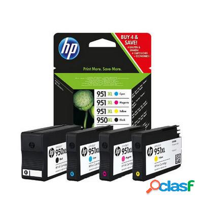 Cartuccia Hp C2P43AE (Conf. da 4 pz.) originale NERO+COLORE