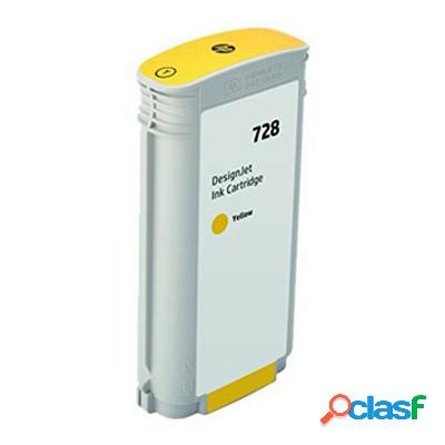 Cartuccia Hp F9J65A 728 compatibile GIALLO