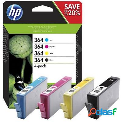 Cartuccia Hp N9J73AE (Conf. da 4 pz.) originale NERO+COLORE