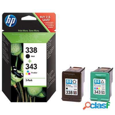 Cartuccia Hp SD449EE (Conf. da 2 pz.) originale NERO+COLORE